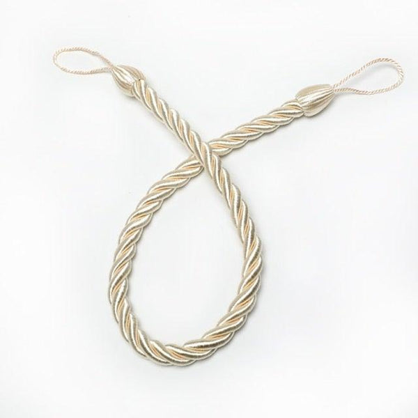 Curtain Tie Backs Gold Handmade Weave Curtain Holder Clip Buckle Rope Home Decorative Room Accessories Curtain Tieback Curtain Handmade Tiebacks Ropes Holdbacks 74CM
