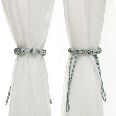 Curtain Tie Backs Rope Curtain Tiebacks With Bling Crystal Beads Curtain Decor Accessories Clips Curtain Holders For Drape  Durable Tie Backs Drapery Holdbacks Holder For Window Curtain Panels Drapes Home Decor