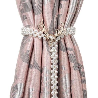 Curtain Tieback High Quality Elastic Holder Hook Buckle Clip Pretty And Fashion Polyester Decorative Home Accessories Modern Simple Style Curtain Tie Backs