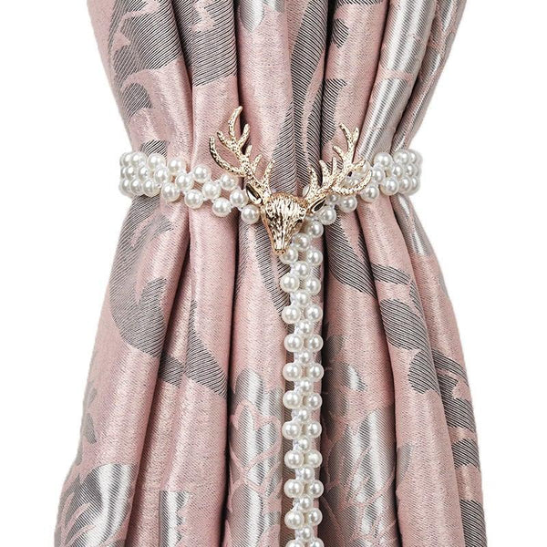 Curtain Tieback High Quality Elastic Holder Hook Buckle Clip Pretty And Fashion Polyester Decorative Home Accessories Modern Simple Style Curtain Tie Backs