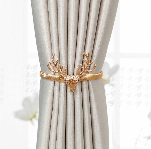 Curtain Tieback High Quality Elastic Holder Hook Buckle Clip Pretty And Fashion Polyester Decorative Home Accessories Modern Simple Style Curtain Tie Backs
