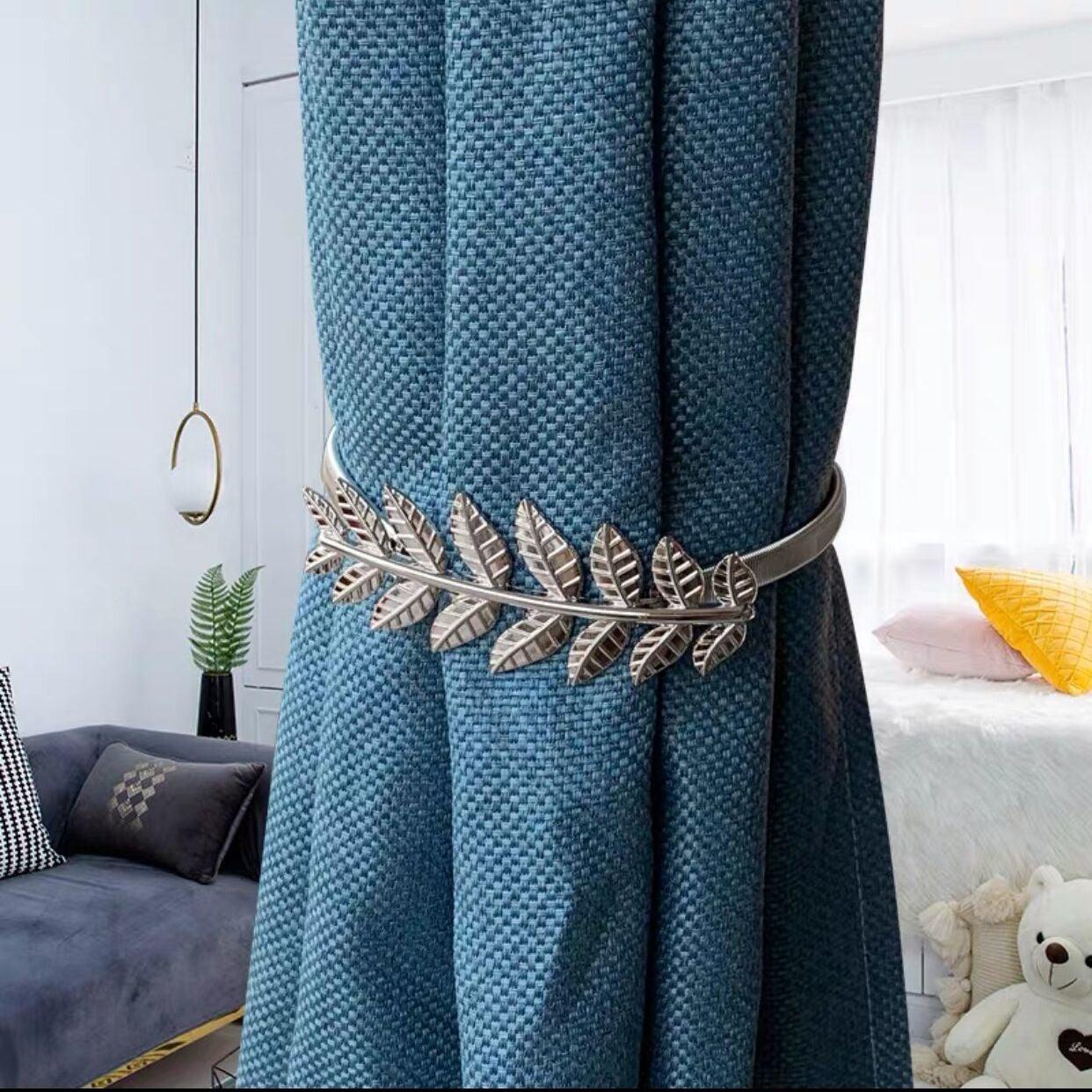 Curtain Tieback High Quality Holder Hook Buckle Clip Pretty and Fashion Polyester Decorative Home Accessories Magnetic Decorative Drapes Holdbacks Curtain Tiebacks Clips