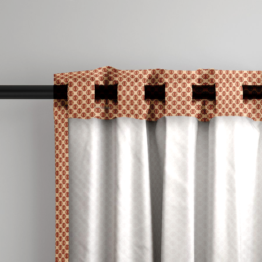 Window Curtain Set - Cotton Blend (2 Panels) | Tewksbury | William Morris Inspired Collection