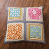 DaDa Bedding Bohemian Gallery of Roses Square Pillow Accent Euro Sham - 26