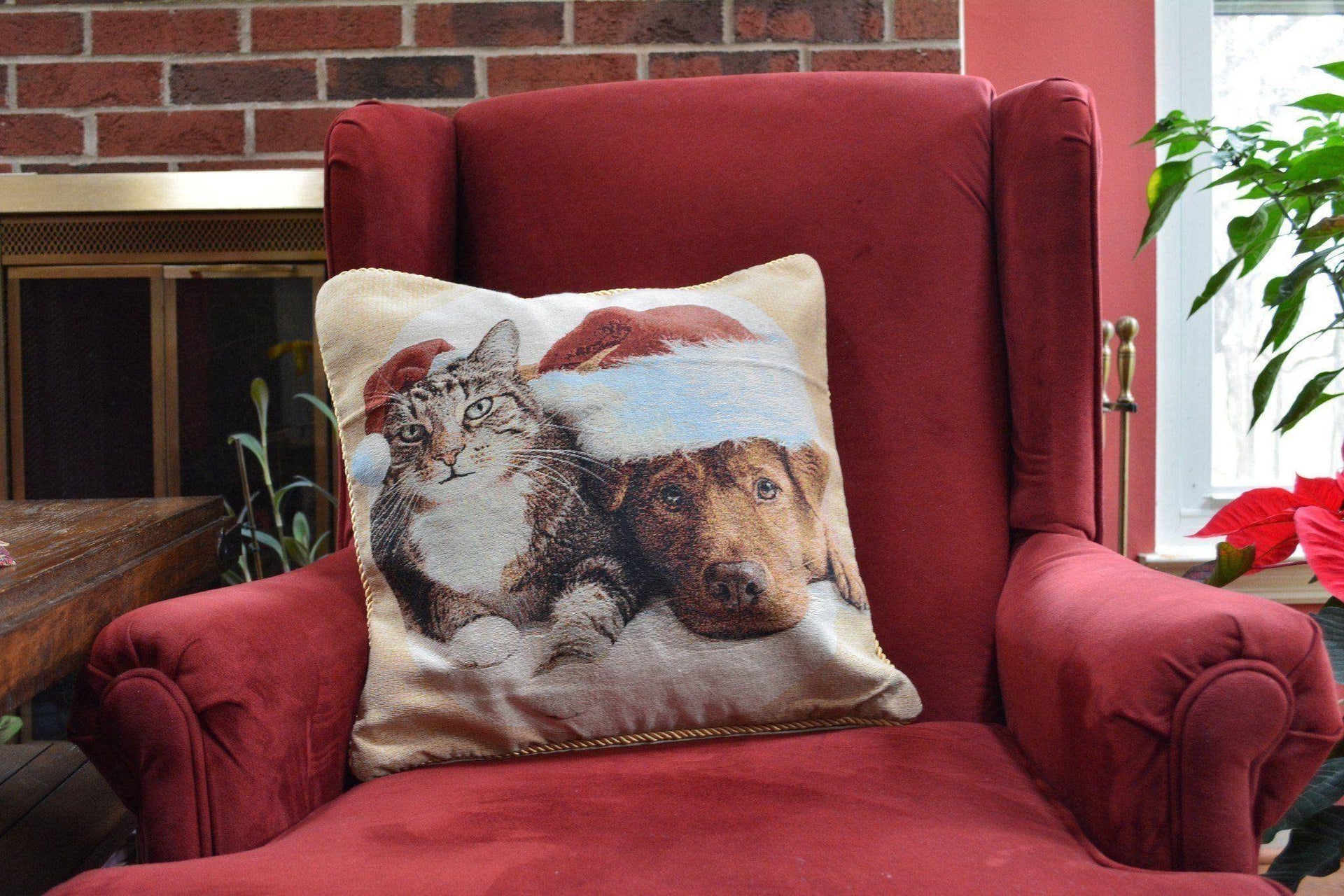 Tache Best Friend Christmas 18 x 18 Inch Throw Pillow Cushion Cover