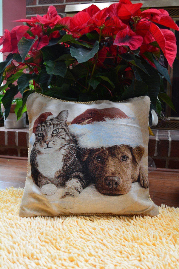 Tache Best Friend Christmas 18 x 18 Inch Throw Pillow Cushion Cover