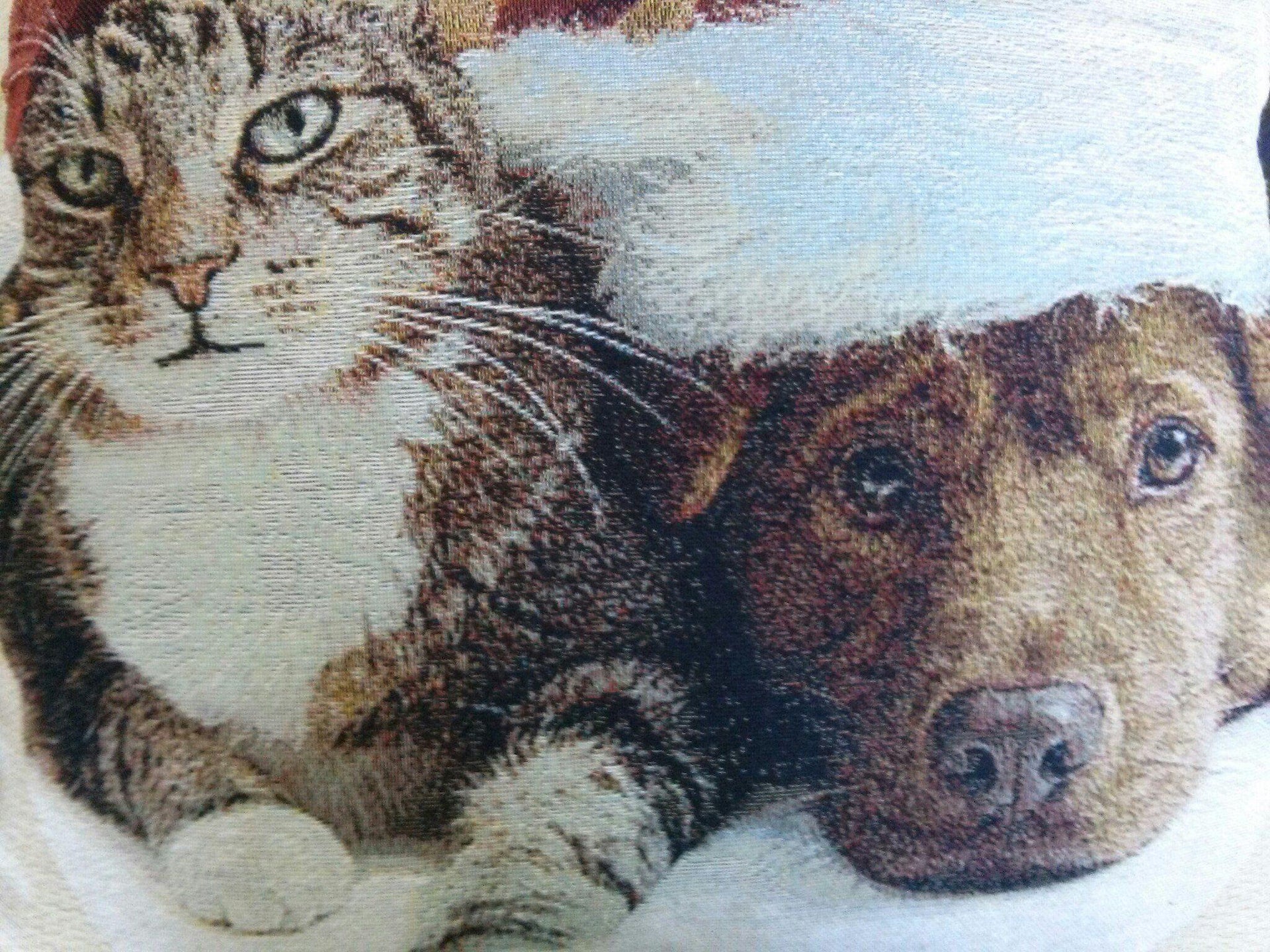 Tache Best Friend Christmas 18 x 18 Inch Throw Pillow Cushion Cover