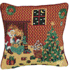 Tache Festive Holiday Last Minute Preparations Cushion Cover