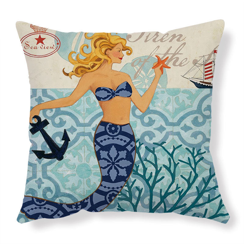 Sea Turtle Print Cushion Cases