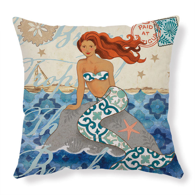 Sea Turtle Print Cushion Cases