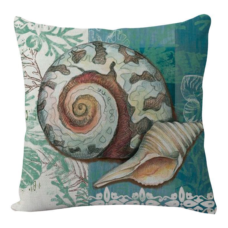 Sea Turtle Print Cushion Cases