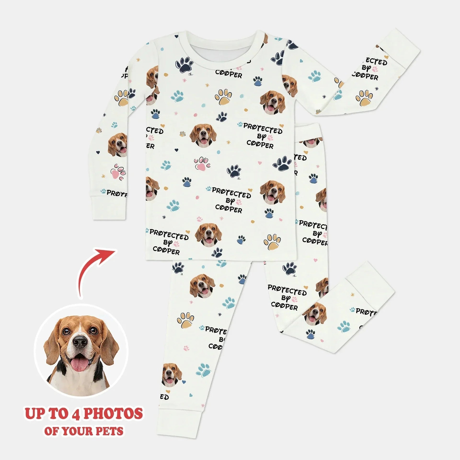 Custom Dog Photo Pattern 