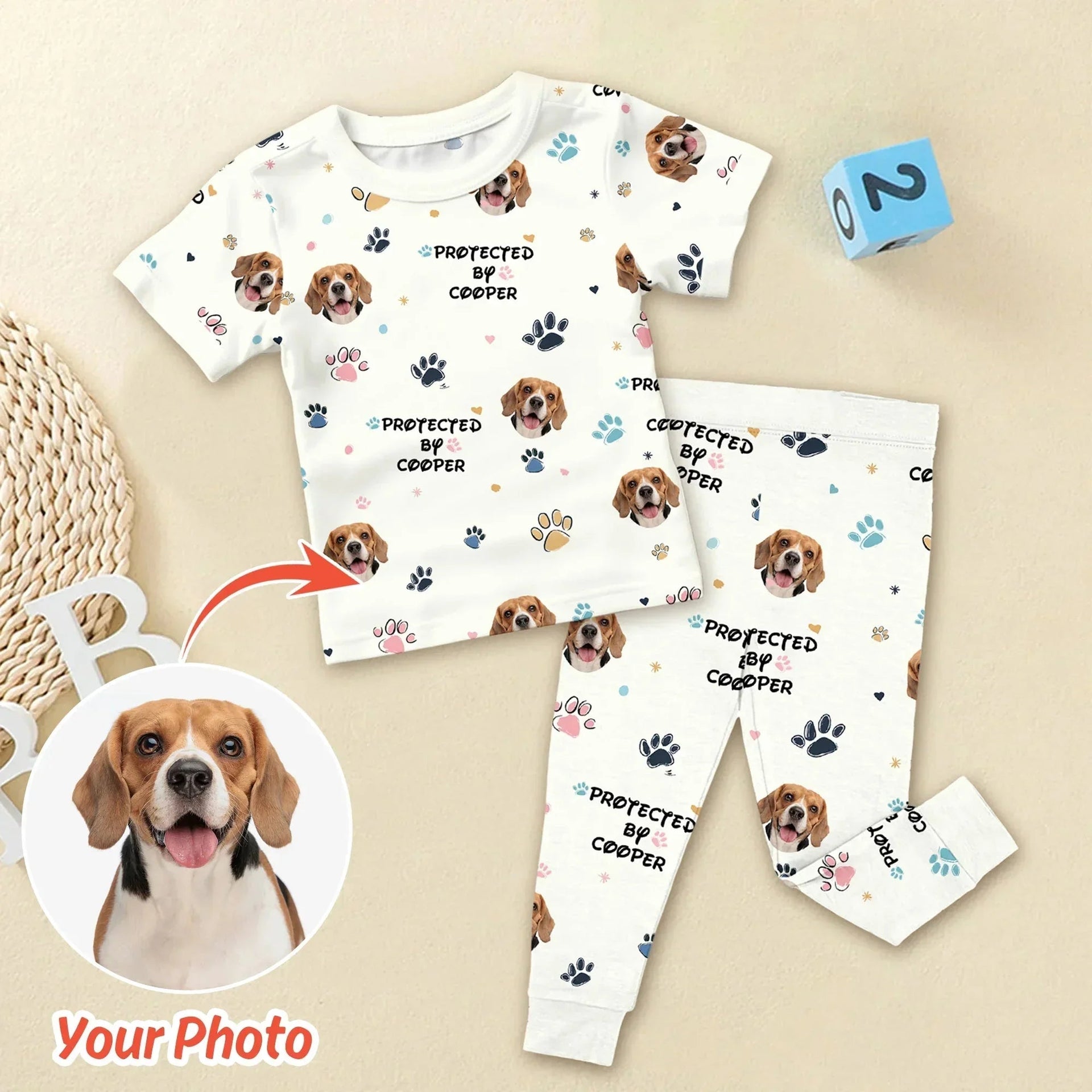 Custom Dog Photo Pattern 