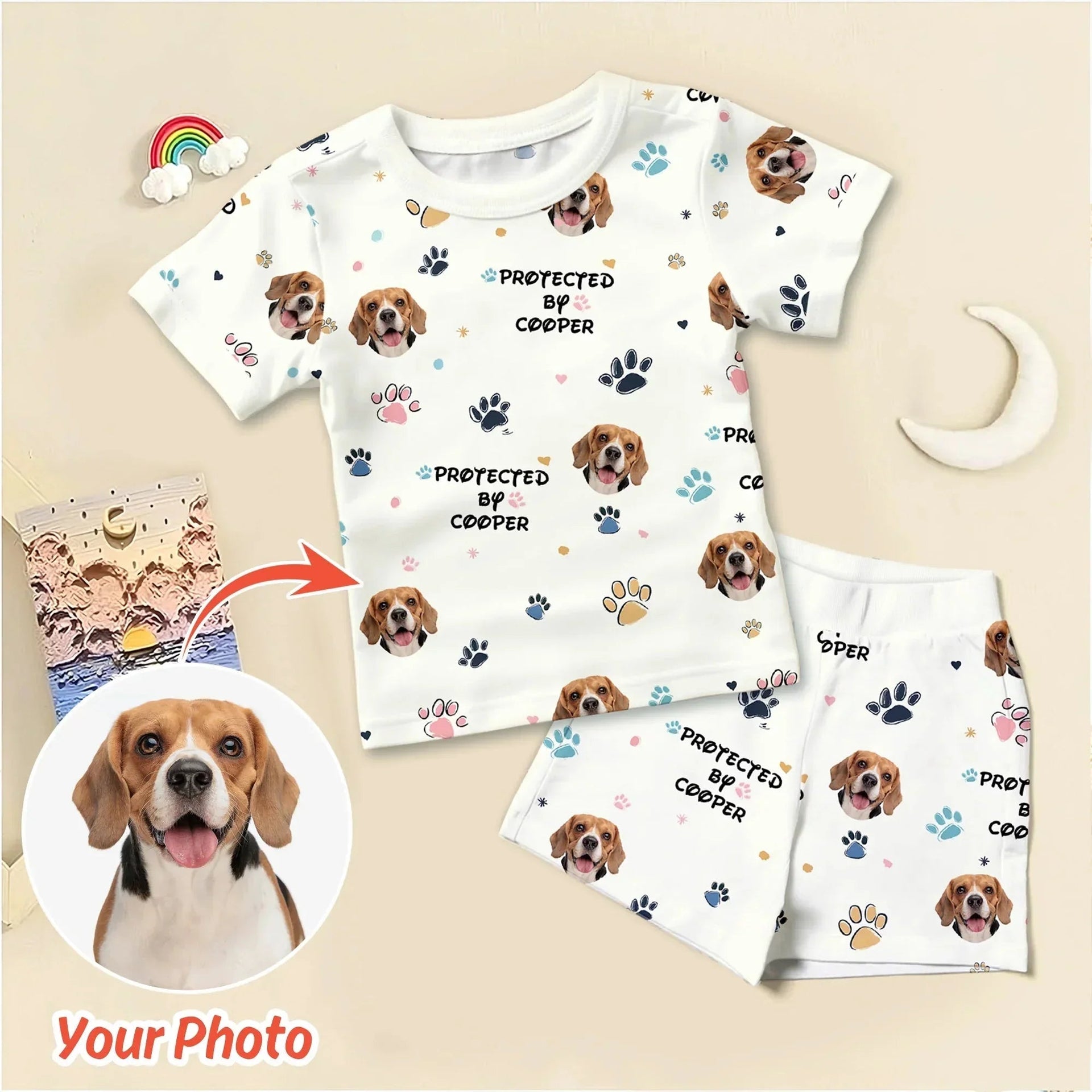 Custom Dog Photo Pattern 
