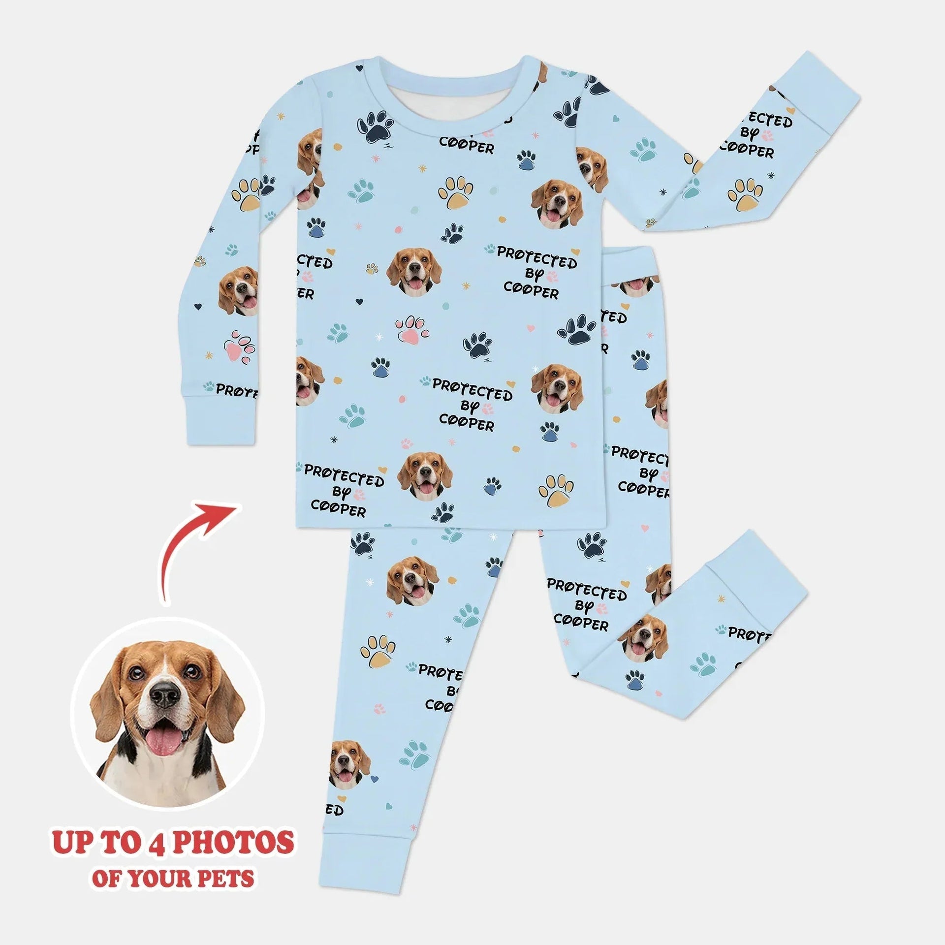 Custom Dog Photo Pattern 