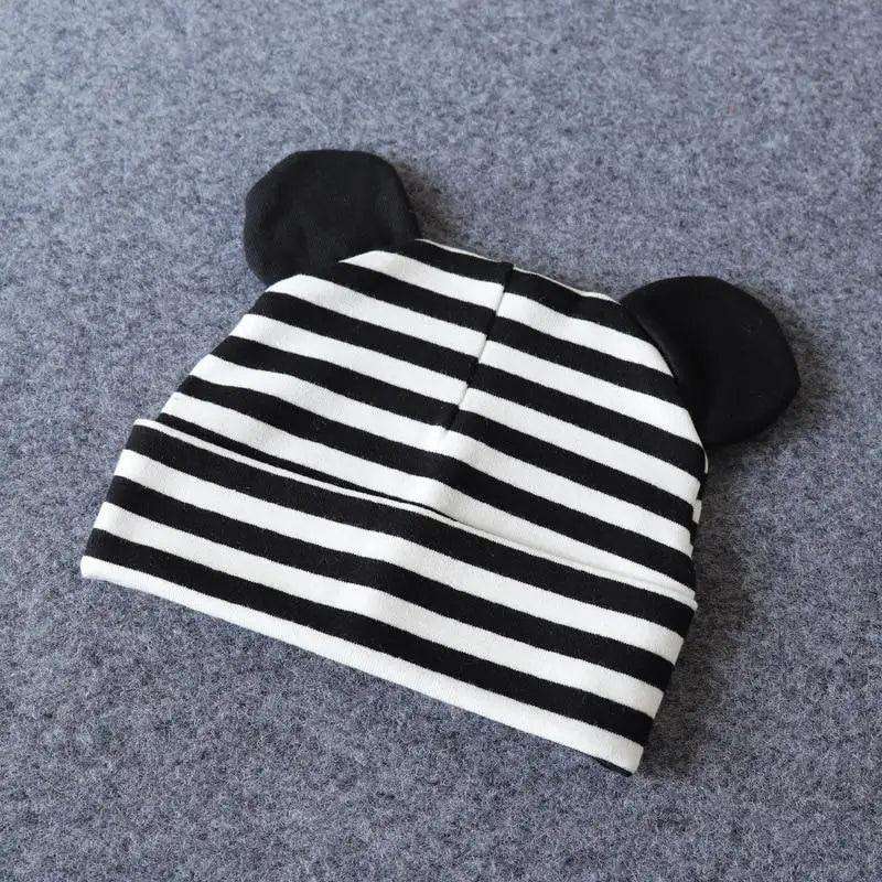 Cute Baby 0-12M Hat With Ears Casual Style Kids Autumn Winter Hat Classic  Boys And Girls Beanie