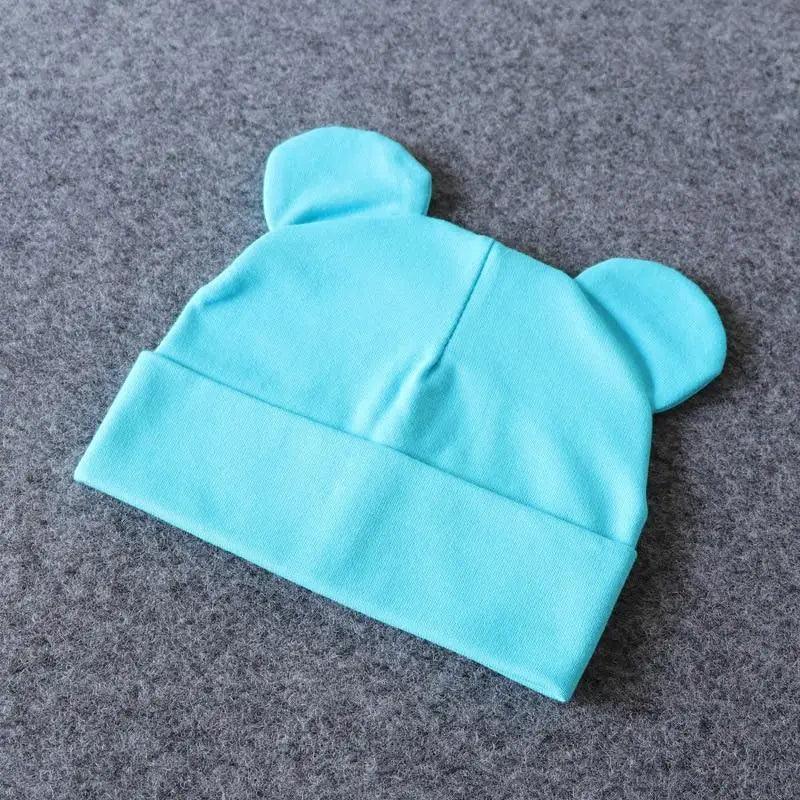 Cute Baby 0-12M Hat With Ears Casual Style Kids Autumn Winter Hat Classic  Boys And Girls Beanie