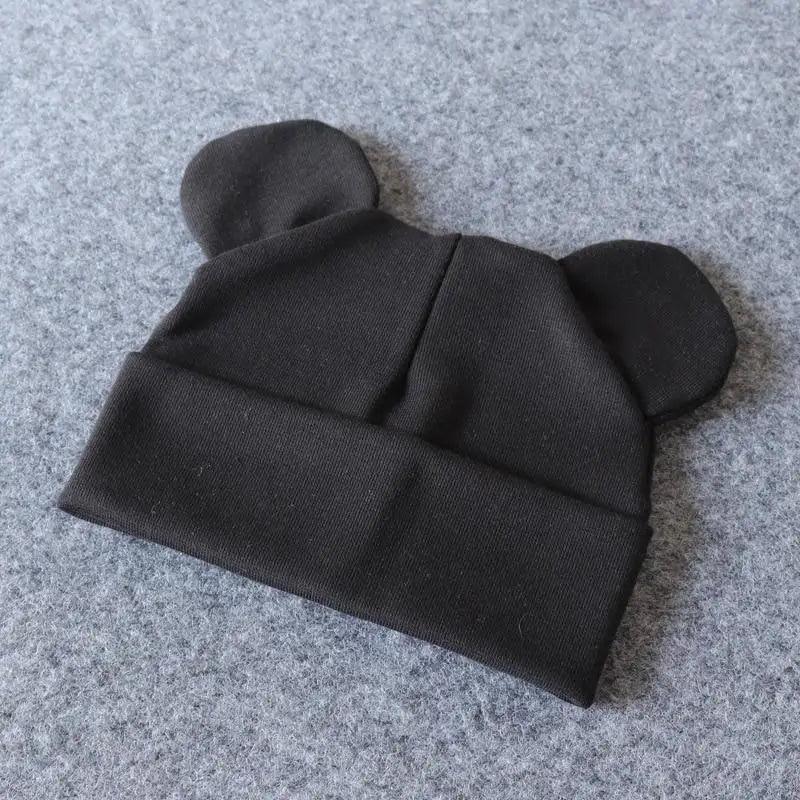 Cute Baby 0-12M Hat With Ears Casual Style Kids Autumn Winter Hat Classic  Boys And Girls Beanie