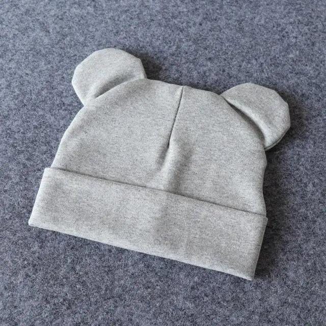 Cute Baby 0-12M Hat With Ears Casual Style Kids Autumn Winter Hat Classic  Boys And Girls Beanie