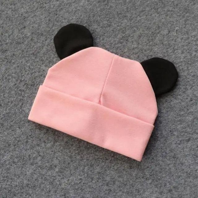 Cute Baby 0-12M Hat With Ears Casual Style Kids Autumn Winter Hat Classic  Boys And Girls Beanie