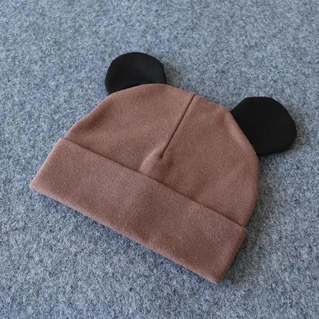 Cute Baby 0-12M Hat With Ears Casual Style Kids Autumn Winter Hat Classic  Boys And Girls Beanie