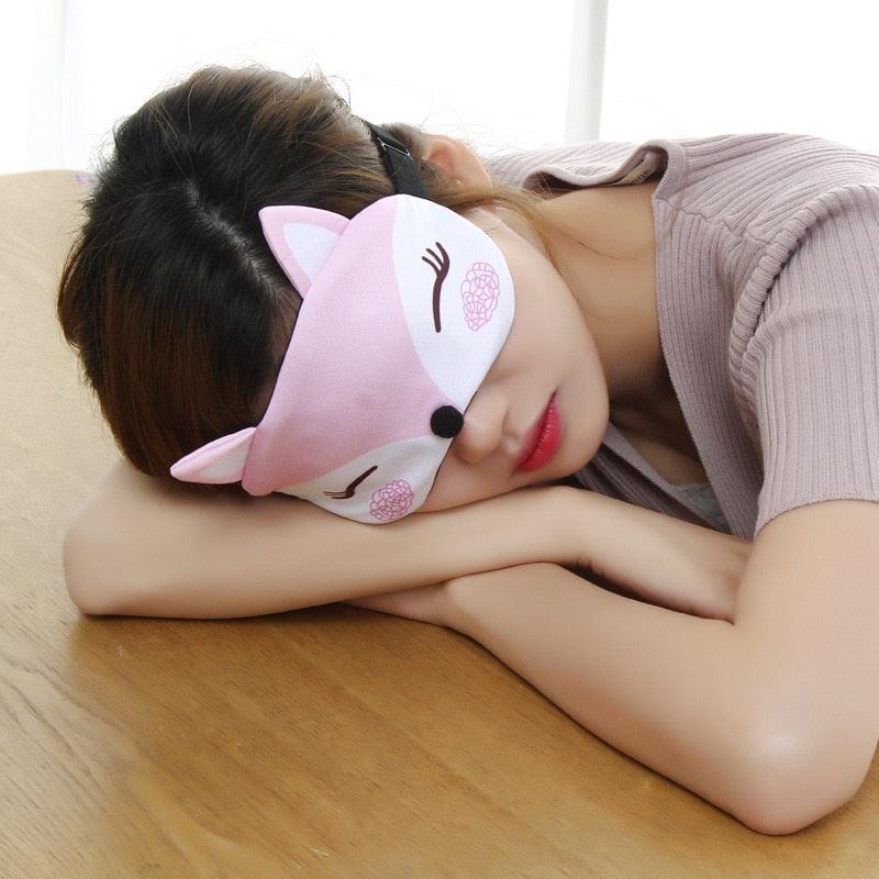 Cute Fox Animal Cotton Plush U Shape Neck Pillow Travel Car Home Pillow Nap Animal Pillow Health Care with Eye Mask Cute Fox U Shaped Neck Pillow for Car Airplane Traveling ,Animal Plush Stuffed Travel Pillow Travel Pillows Cartoon Planes Fox Animal