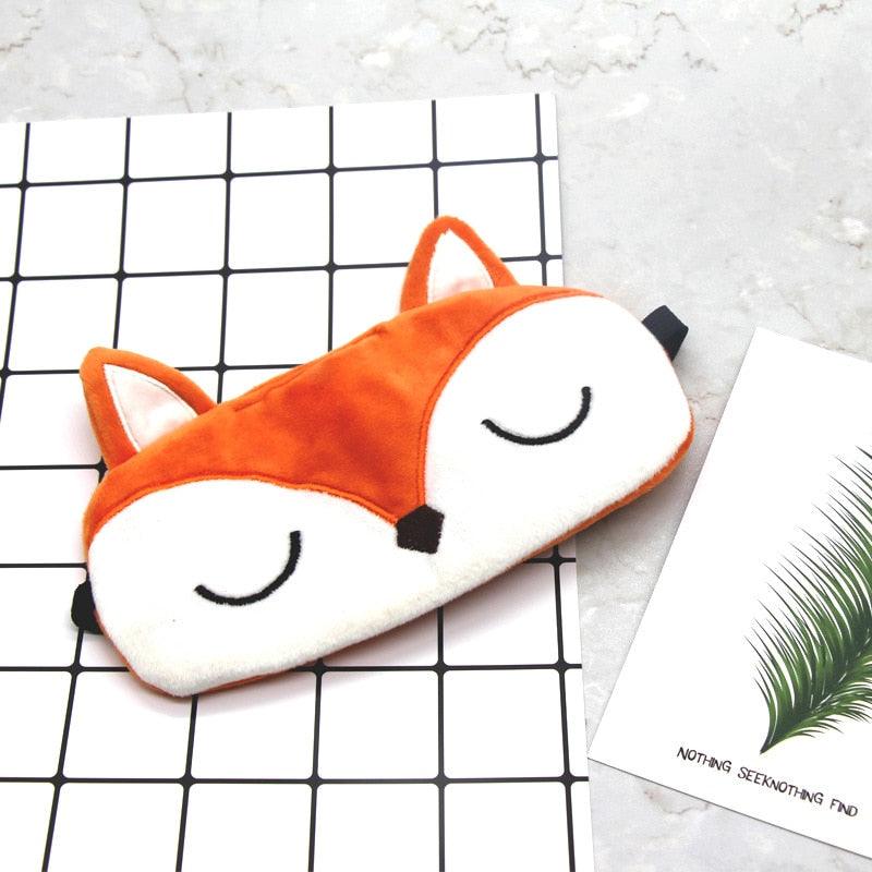 Cute Fox Animal Cotton Plush U Shape Neck Pillow Travel Car Home Pillow Nap Animal Pillow Health Care with Eye Mask Cute Fox U Shaped Neck Pillow for Car Airplane Traveling ,Animal Plush Stuffed Travel Pillow Travel Pillows Cartoon Planes Fox Animal