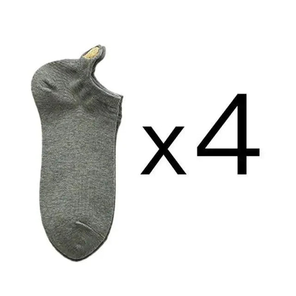 Cute Heart Design 4 Pairs Socks For Women Fashion Spring Cotton Modern Girls Casual Outdoor Socks For Women