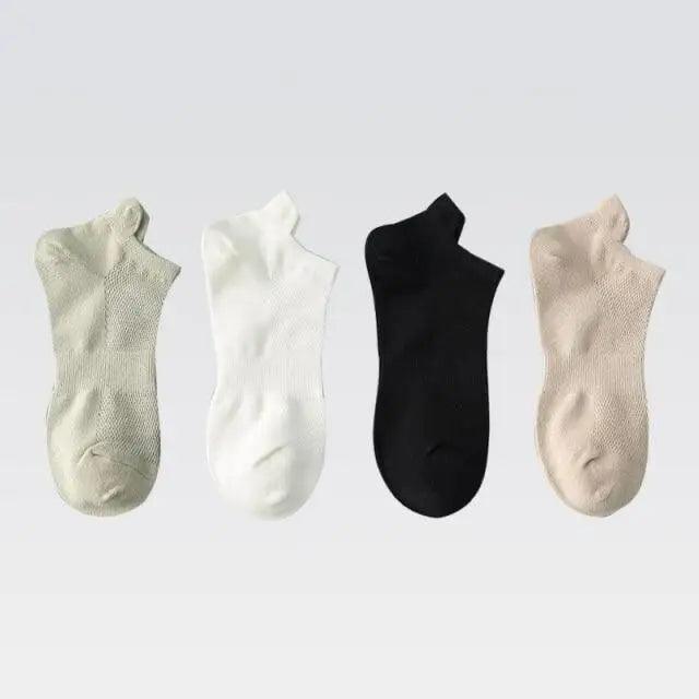 Cute Heart Design 4 Pairs Socks For Women Fashion Spring Cotton Modern Girls Casual Outdoor Socks For Women
