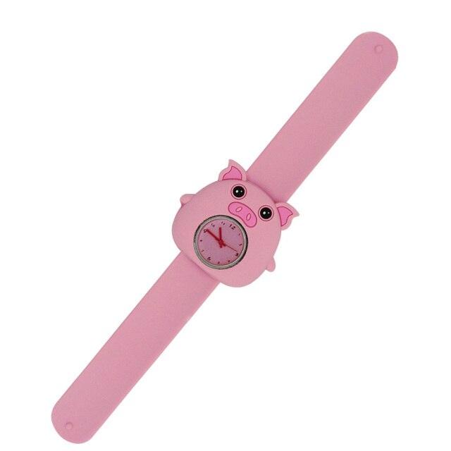 Cute Lively Adorable Unisex Children Quartz Kids Strap Wrist Watch Cute Unique Pattern Silicone Colorful Elegant Children Toddler Wrist Watches Time Teacher For Boys Girlss