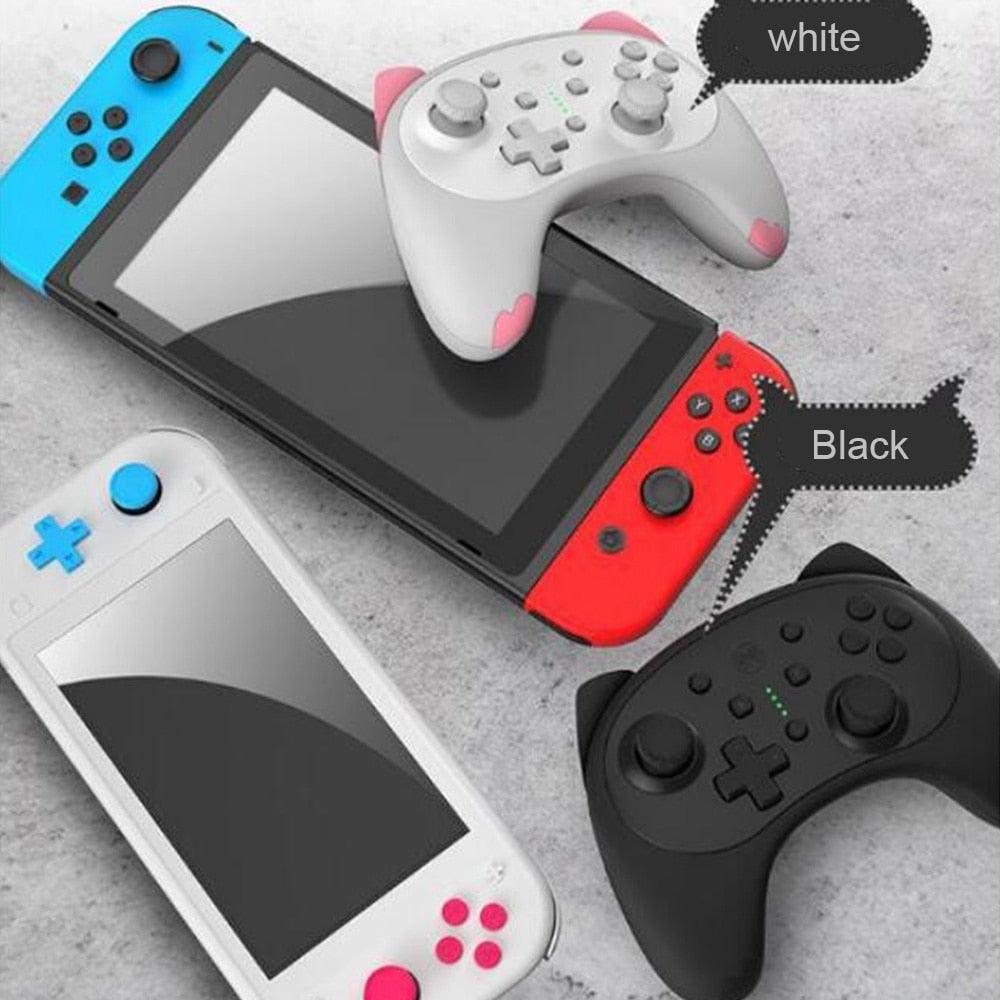 Cute Mini Cat Type Bluetooth Wireless Joystick Gamepad Controller Compatible With PC Laptop