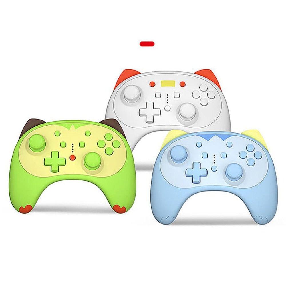 Cute Mini Cat Type Bluetooth Wireless Joystick Gamepad Controller Compatible With PC Laptop