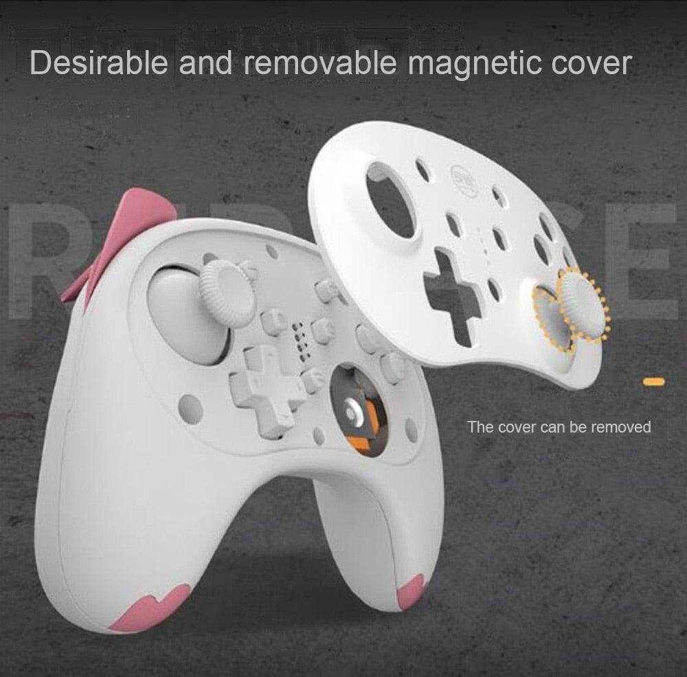 Cute Mini Cat Type Bluetooth Wireless Joystick Gamepad Controller Compatible With PC Laptop