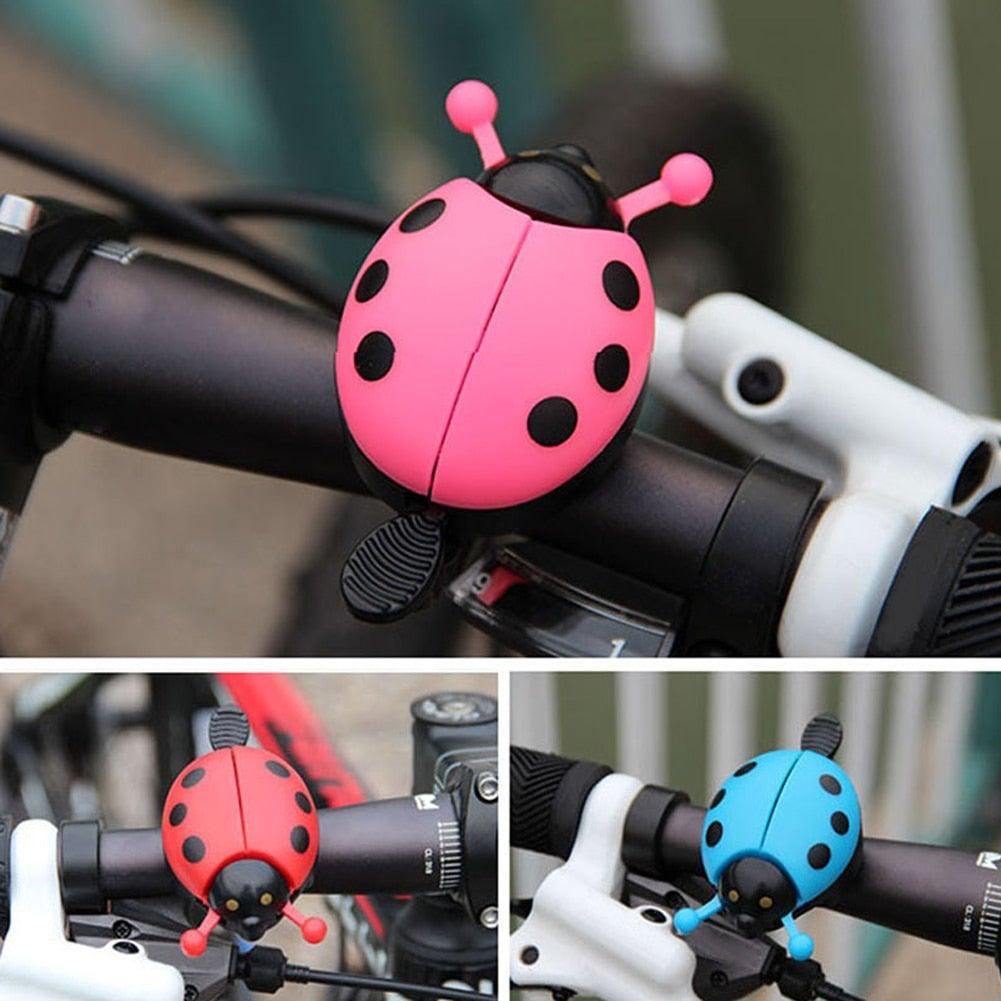 Cute Mini Lovely Beetle Cartoon Ring Bicycle Bell Ring Aluminum Alloy Bike Bell For Cycling Bike Bell Ride Horn Alarm Kid Funny Ladybug Cycling Ride Bike Ring Bell Bike Bells Suitable For Folding Bike Bicycle Horn Loud Sound