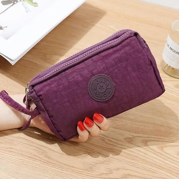 Cute Pink Leather Woman Wallet Fashion Stylish Zipper Mini Bag For Women Short Simple Wallets