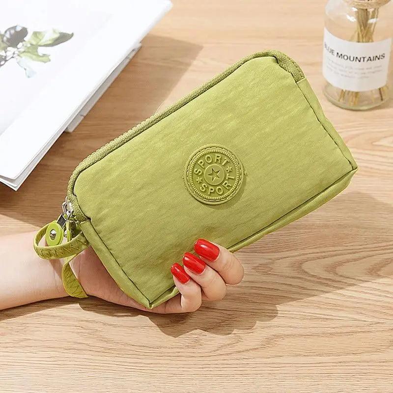 Cute Pink Leather Woman Wallet Fashion Stylish Zipper Mini Bag For Women Short Simple Wallets