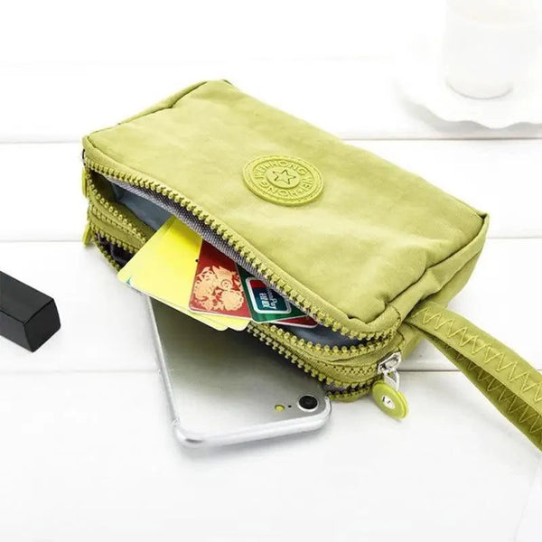 Cute Pink Leather Woman Wallet Fashion Stylish Zipper Mini Bag For Women Short Simple Wallets