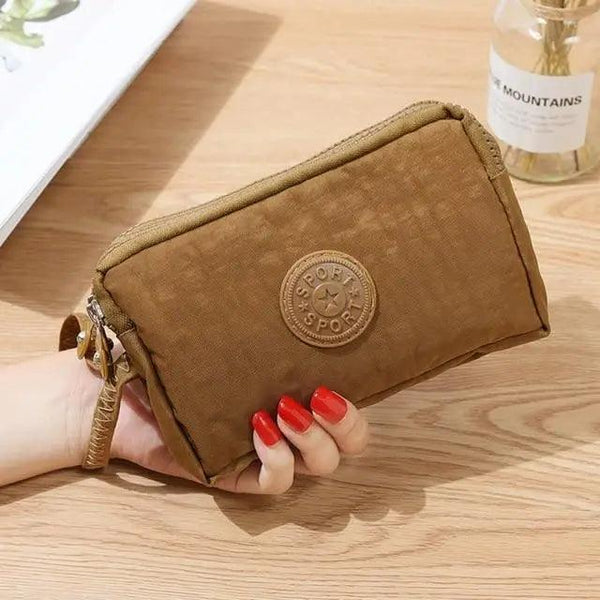Cute Pink Leather Woman Wallet Fashion Stylish Zipper Mini Bag For Women Short Simple Wallets