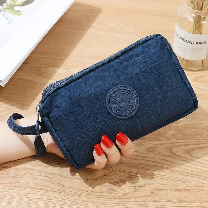 Cute Pink Leather Woman Wallet Fashion Stylish Zipper Mini Bag For Women Short Simple Wallets
