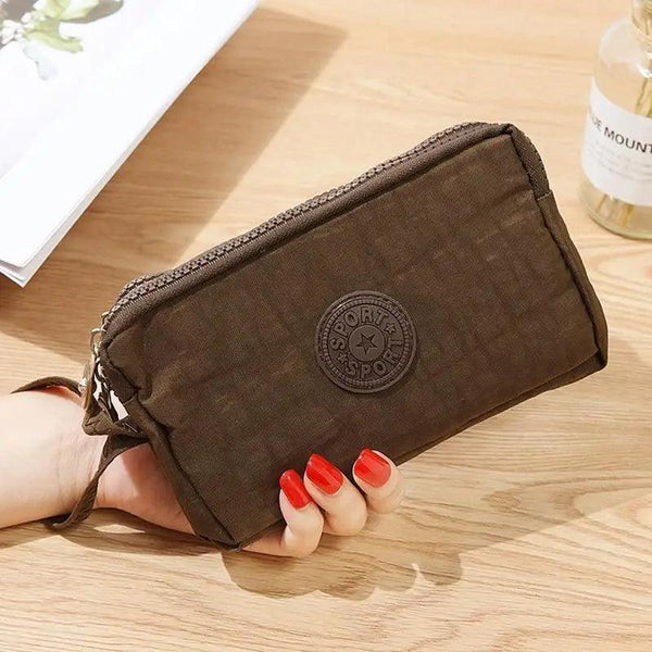 Cute Pink Leather Woman Wallet Fashion Stylish Zipper Mini Bag For Women Short Simple Wallets