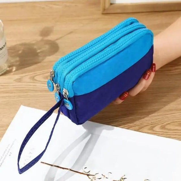 Cute Pink Leather Woman Wallet Fashion Stylish Zipper Mini Bag For Women Short Simple Wallets