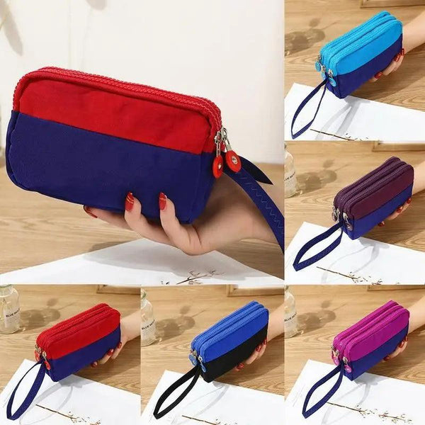 Cute Pink Leather Woman Wallet Fashion Stylish Zipper Mini Bag For Women Short Simple Wallets