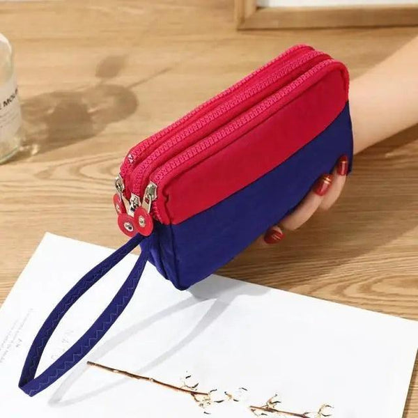 Cute Pink Leather Woman Wallet Fashion Stylish Zipper Mini Bag For Women Short Simple Wallets