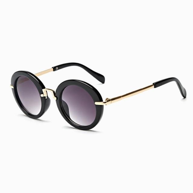 Cute Round Polarized Sunglasses for Kids Girls Boys UV400 Protection Fashionable &  Children's Sunglasses New Cute Baby Round Frame & Colorful Sunshade Mirror For Kids