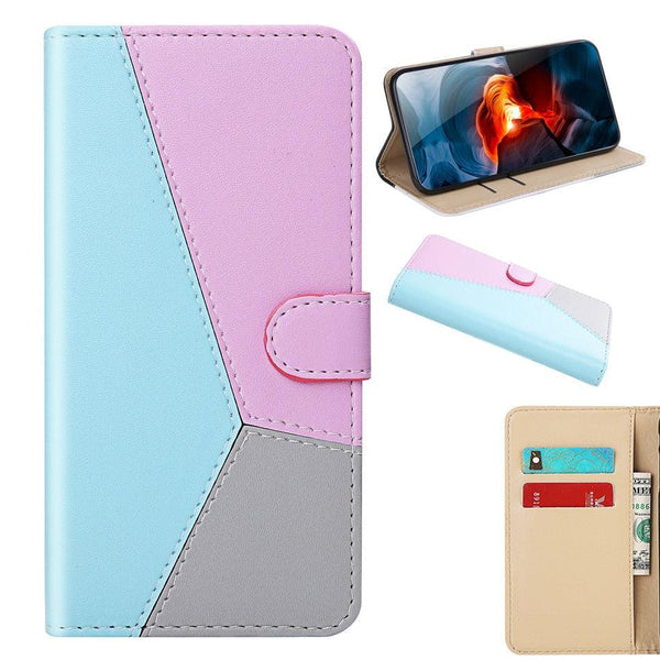 Cute Shockproof Flip PU Leather Wallet Cover Kickstand Card Slots Side Pocket Magnetic Closure Flip Phone Bags For iPhone 13 12 Mini 11 Pro Max XR X XS Max 7 8 6 6S Plus 5 5S SE Color Card Pocket Purse Wallet Case