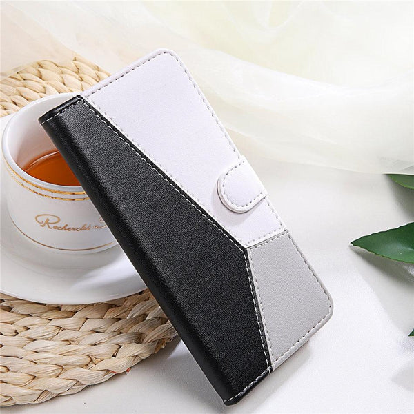 Cute Shockproof Flip PU Leather Wallet Cover Kickstand Card Slots Side Pocket Magnetic Closure Flip Phone Bags For iPhone 13 12 Mini 11 Pro Max XR X XS Max 7 8 6 6S Plus 5 5S SE Color Card Pocket Purse Wallet Case