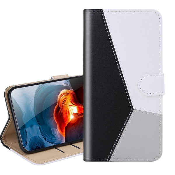 Cute Shockproof Flip PU Leather Wallet Cover Kickstand Card Slots Side Pocket Magnetic Closure Flip Phone Bags For iPhone 13 12 Mini 11 Pro Max XR X XS Max 7 8 6 6S Plus 5 5S SE Color Card Pocket Purse Wallet Case