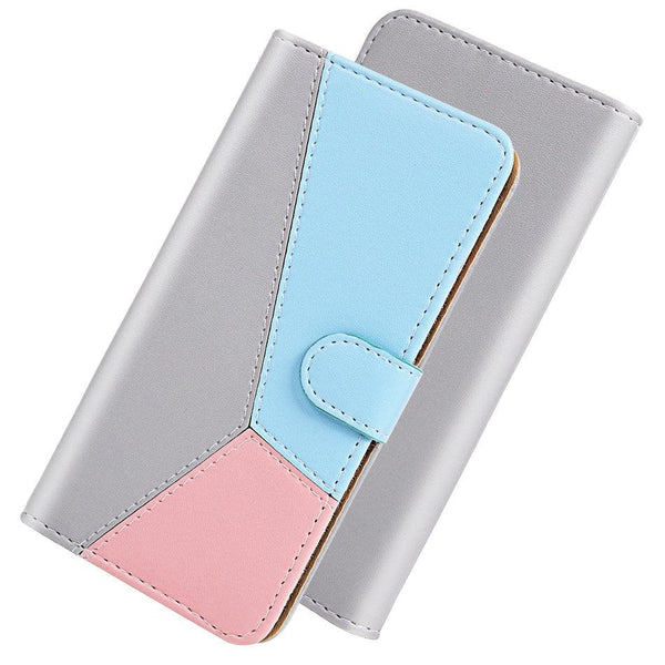 Cute Shockproof Flip PU Leather Wallet Cover Kickstand Card Slots Side Pocket Magnetic Closure Flip Phone Bags For iPhone 13 12 Mini 11 Pro Max XR X XS Max 7 8 6 6S Plus 5 5S SE Color Card Pocket Purse Wallet Case