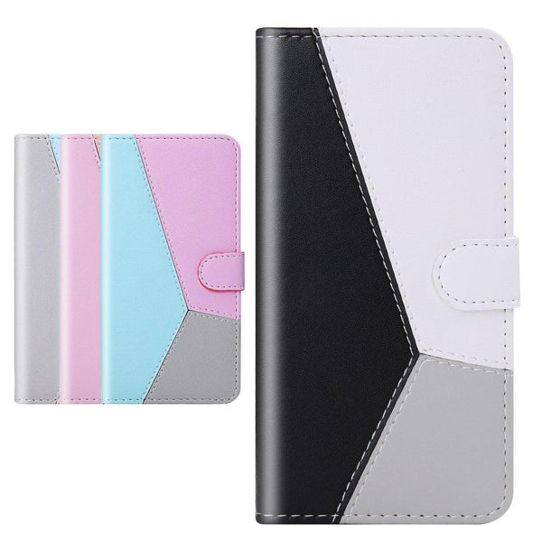 Cute Shockproof Flip PU Leather Wallet Cover Kickstand Card Slots Side Pocket Magnetic Closure Flip Phone Bags For iPhone 13 12 Mini 11 Pro Max XR X XS Max 7 8 6 6S Plus 5 5S SE Color Card Pocket Purse Wallet Case