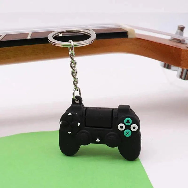 Cute Simple Video Game Joystick Machine Handle Keychain for Boyfriend - Couple Key Holder Trinket Gift